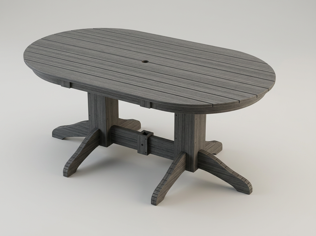 6' Oval Dining Table