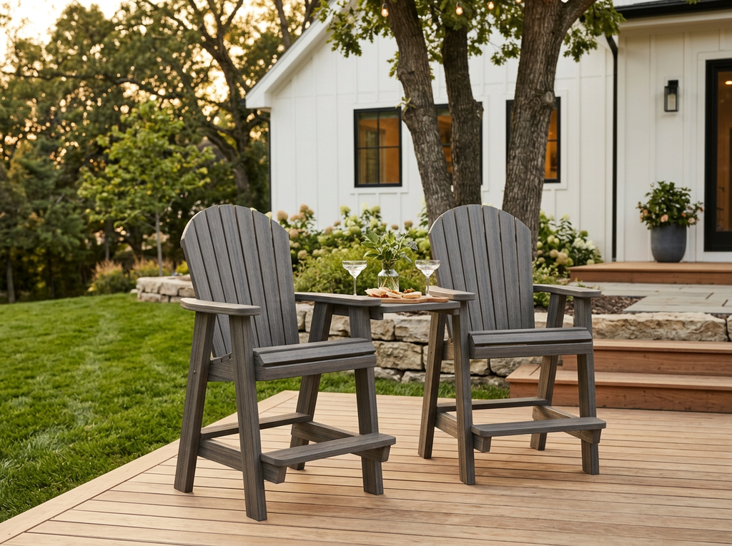 Fanback Bar Settee