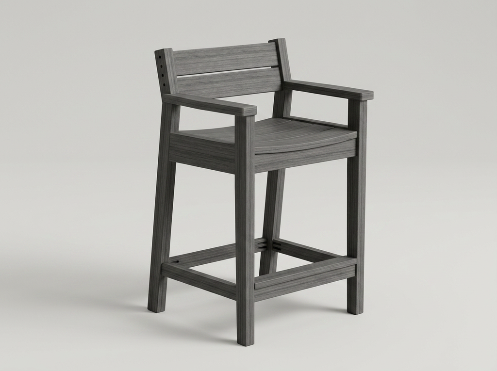 Low Back Arm Stool