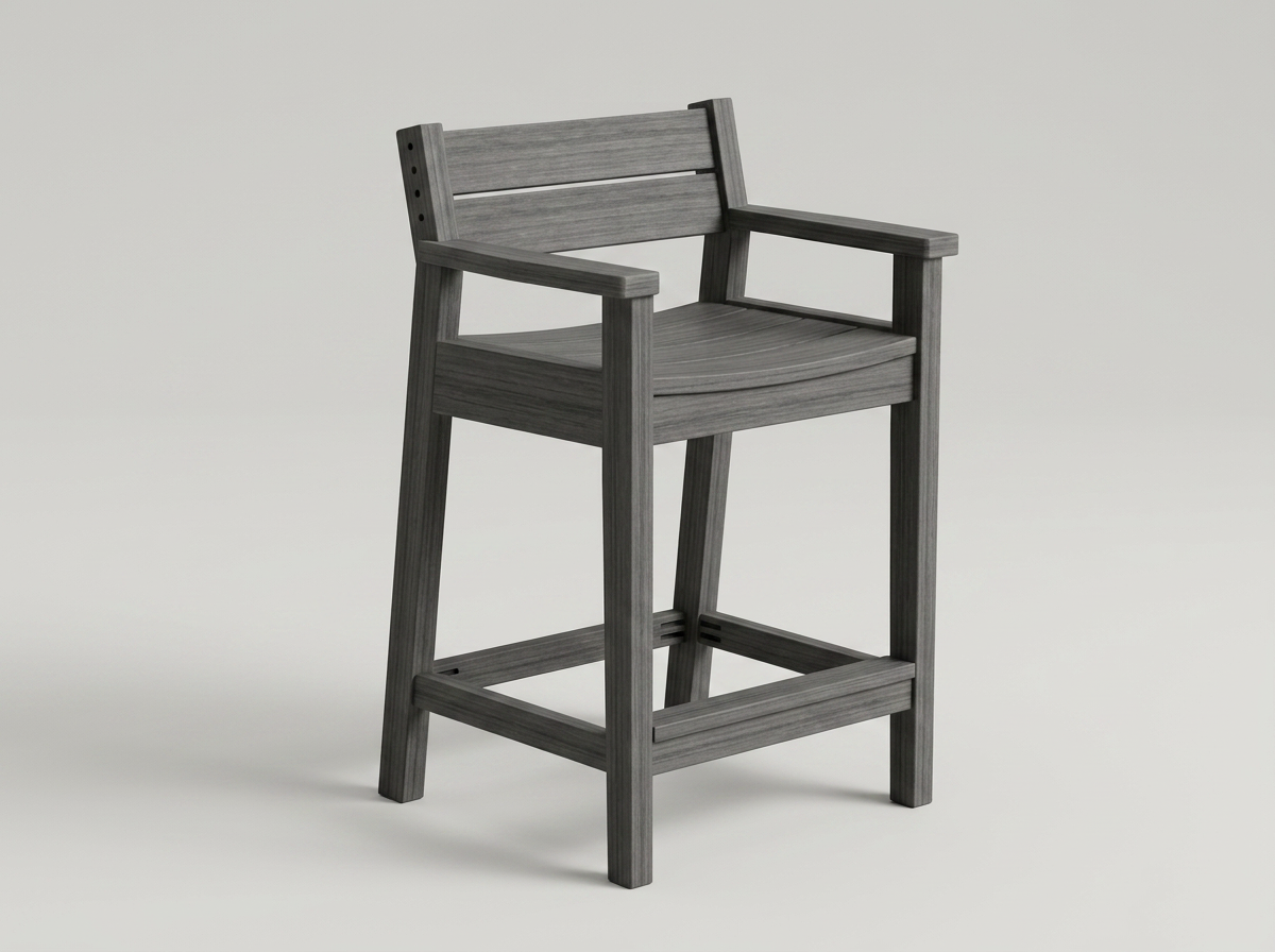 Low Back Arm Stool
