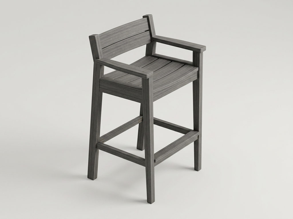 Low Back Arm Stool